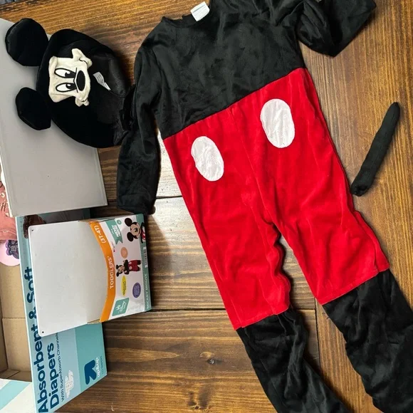 Disguise Mickey Mouse Infant Costume - Black and Red - Picture 4 of 13